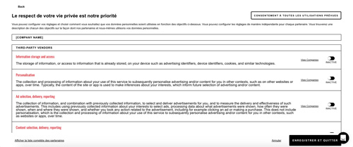 Politique de confidentialité